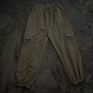 Black Cargo Sweatpants
